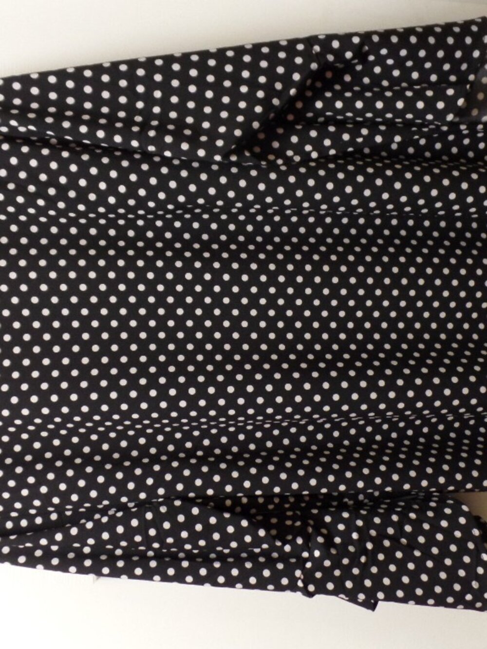 *NWoT* Belle by Kim Gravel XL 18 20 Polka Dot Printed Stretch Flutter Sleeve Top - Picture 7 of 7